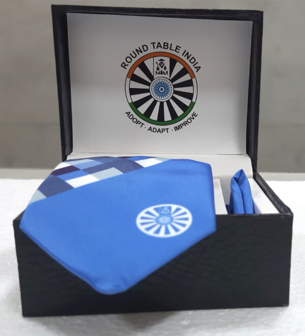 RTI TIE WITH RONDEL POCKET SQUARE - SH- 288 - Image 3