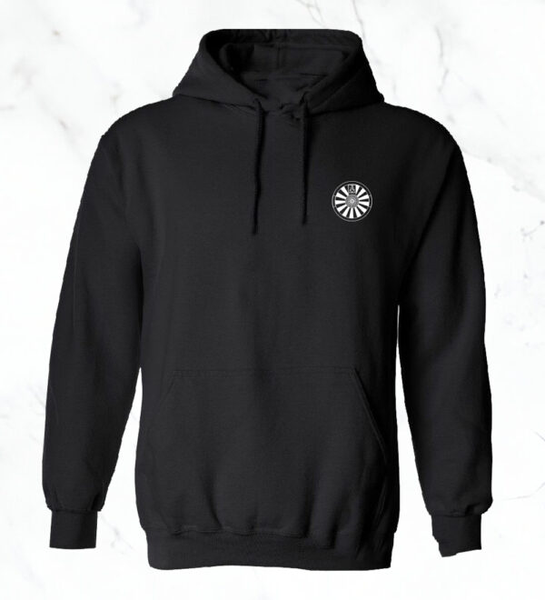 RTI Hoodie Black With White logo - SH-285